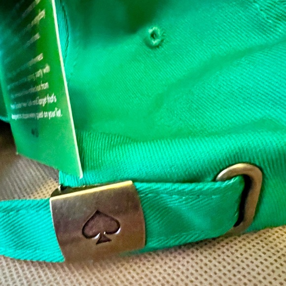 NWT Kate Spade Green Embroidered Party Hat - Picture 3 of 7
